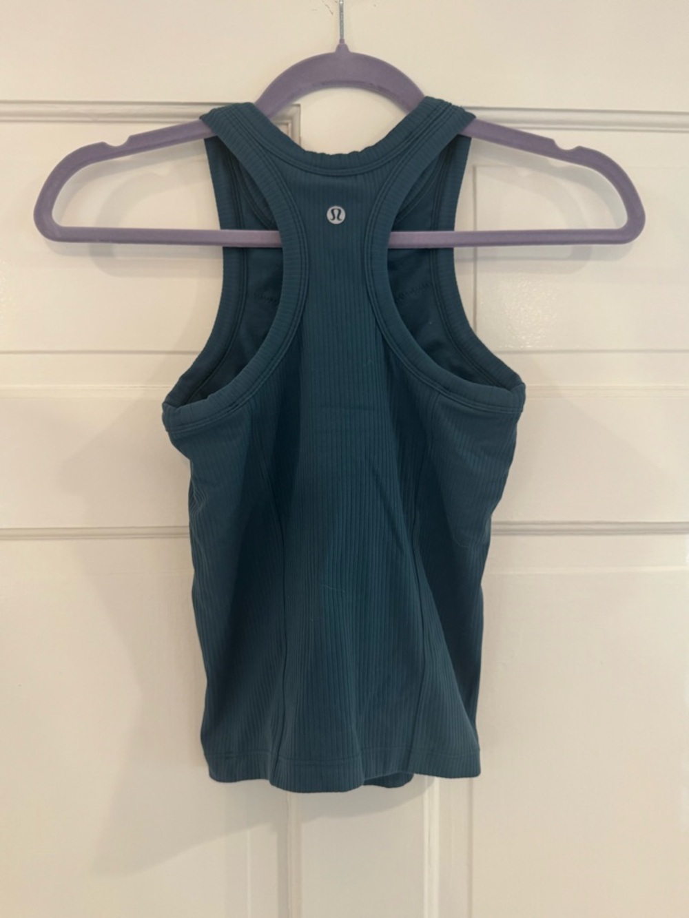 lululemon athletica Teal Ribbed High-Neck Tank - Picture 2 of 2